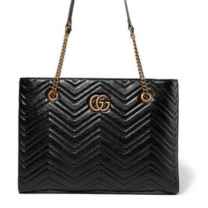 New Gucci GG Marmont Matelassé Medium Tote Bag